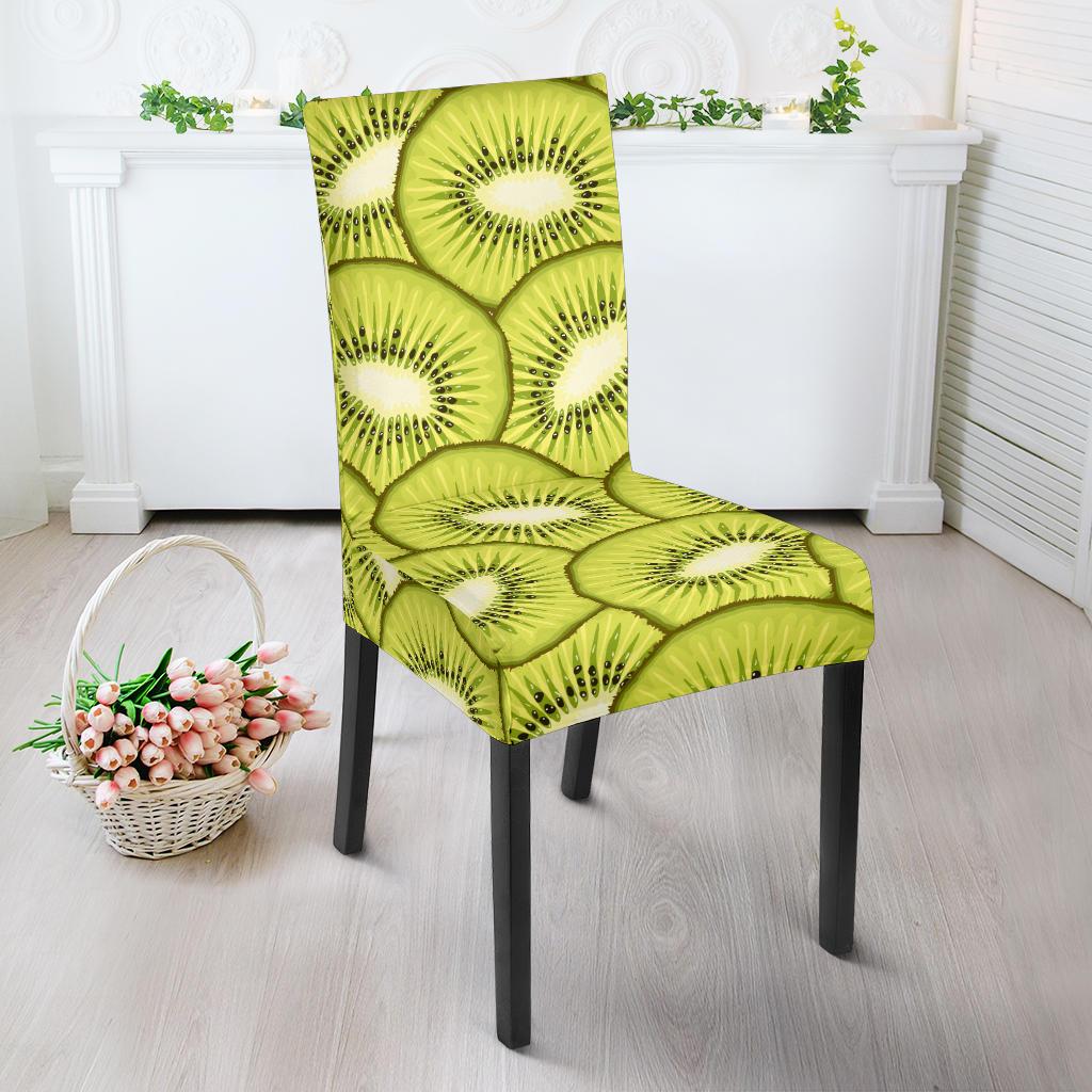 Kiwi Pattern Print Design KW07 Dining Chair Slipcover-JORJUNE.COM