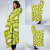 Kiwi Pattern Print Design KW07 Hooded Blanket-JORJUNE.COM