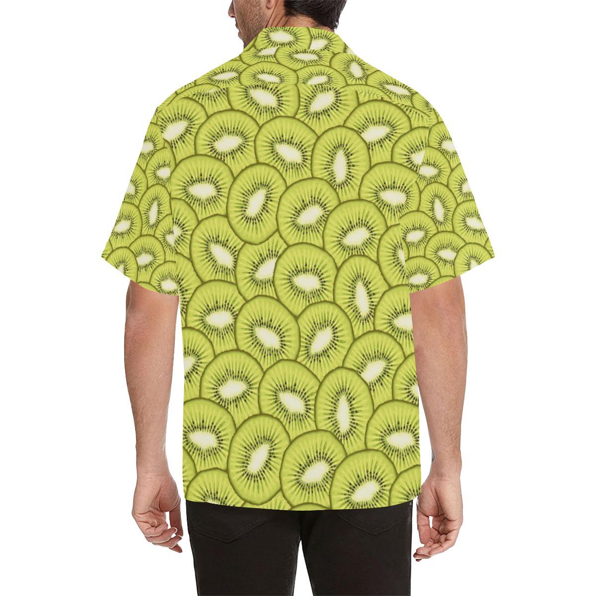 Kiwi Pattern Print Design KW07 Men Hawaiian Shirt-JorJune