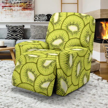 Kiwi Pattern Print Design KW07 Recliner Slipcover-JORJUNE.COM