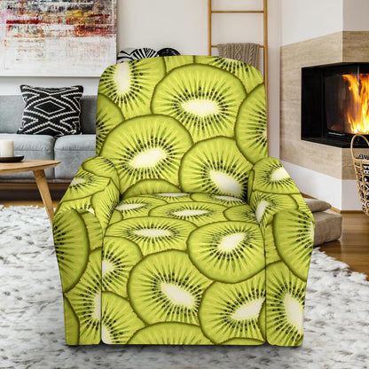 Kiwi Pattern Print Design KW07 Recliner Slipcover-JORJUNE.COM