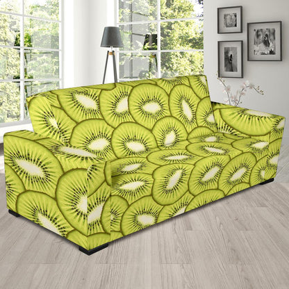 Kiwi Pattern Print Design KW07 Sofa Slipcover-JORJUNE.COM