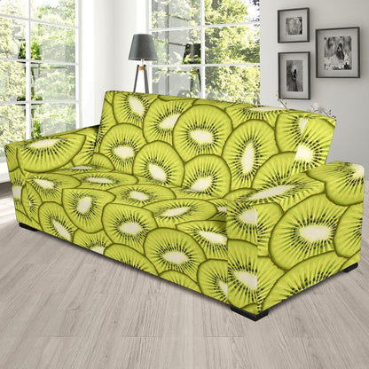 Kiwi Pattern Print Design KW07 Sofa Slipcover-JORJUNE.COM