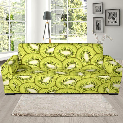 Kiwi Pattern Print Design KW07 Sofa Slipcover-JORJUNE.COM