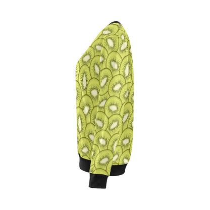 Kiwi Pattern Print Design KW07 Women Long Sleeve Sweatshirt-JorJune