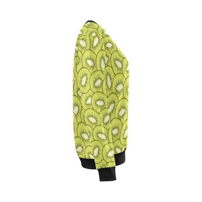 Kiwi Pattern Print Design KW07 Women Long Sleeve Sweatshirt-JorJune