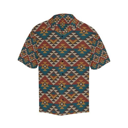 Knit Aztec Tribal Men Hawaiian Shirt