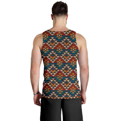 Knit Aztec Tribal Men Tank Top