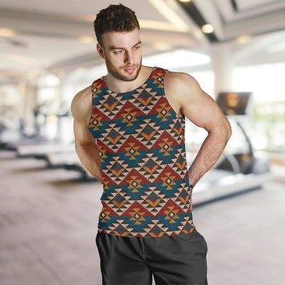 Knit Aztec Tribal Men Tank Top