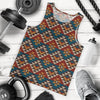 Knit Aztec Tribal Men Tank Top