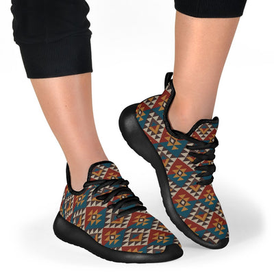 Knit Aztec Tribal Mesh Knit Sneakers Shoes