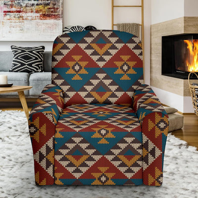 Knit Aztec Tribal Recliner Slipcover-JORJUNE.COM