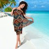 Knit Aztec Tribal Sarong Pareo Wrap