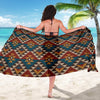 Knit Aztec Tribal Sarong Pareo Wrap