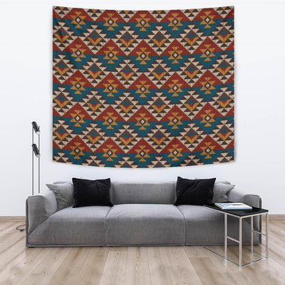 Knit Aztec Tribal Tapestry