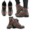 Knit Aztec Tribal Women Leather Boots