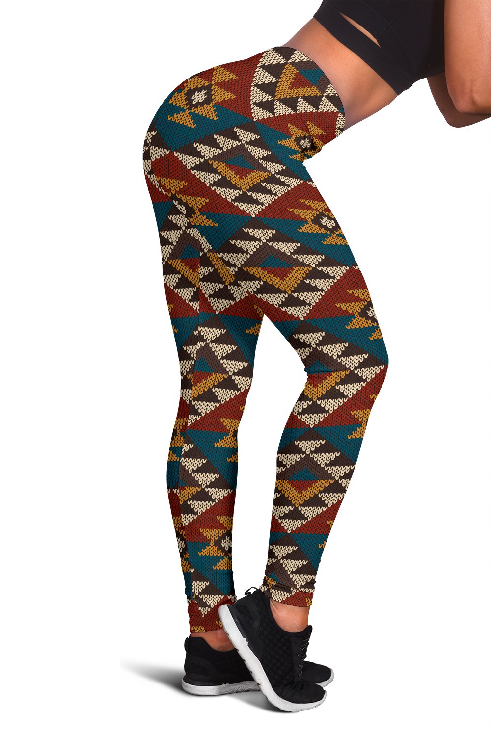 Knit Aztec Tribal Women Leggings JorJune