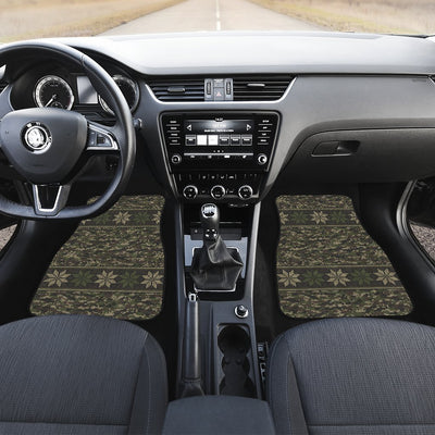 Knit Camouflage Camo Car Floor Mats