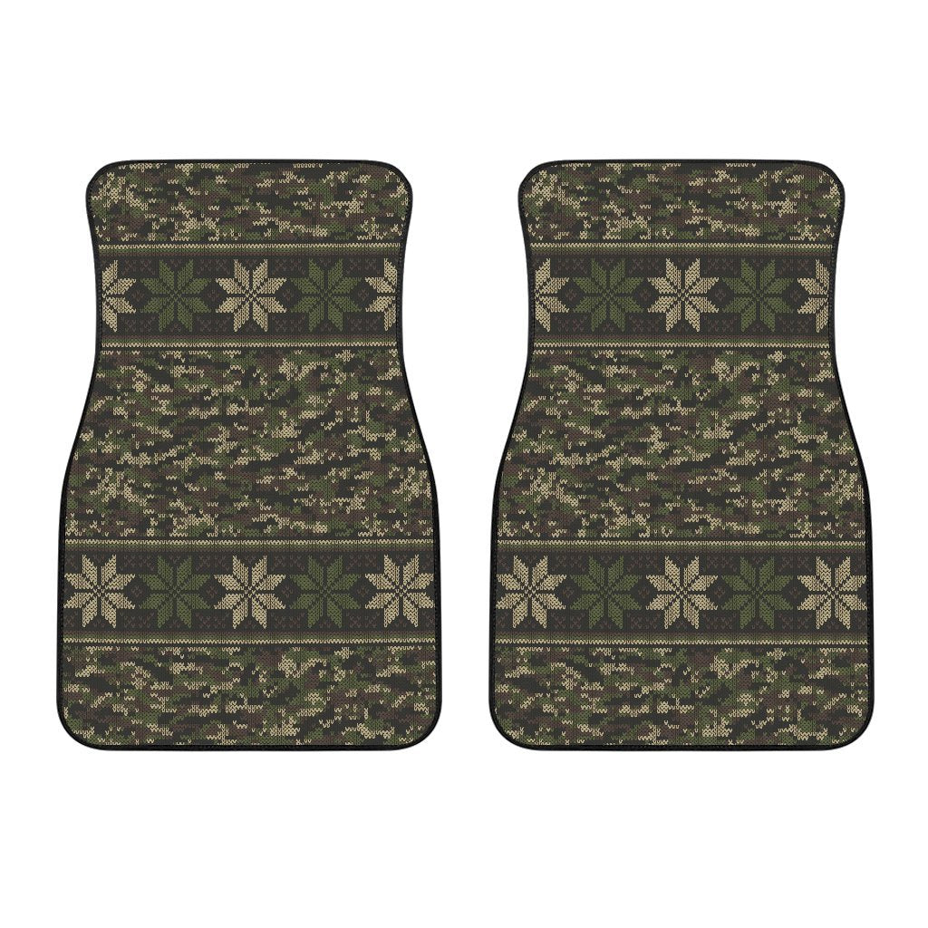 Knit Camouflage Camo Car Floor Mats