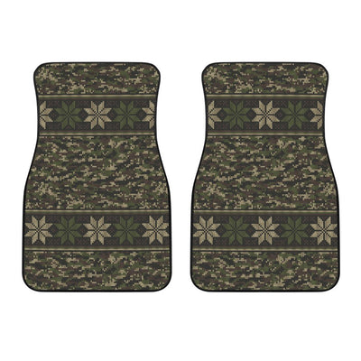 Knit Camouflage Camo Car Floor Mats