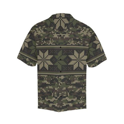 Knit Camo Men Hawaiian Shirt