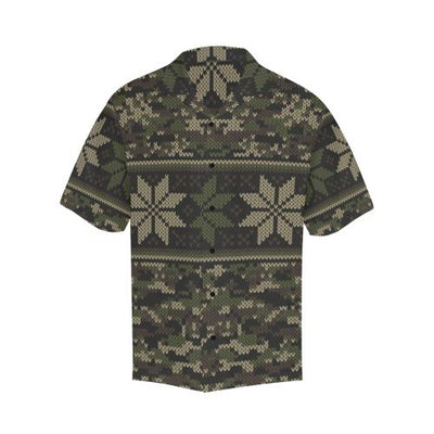 Knit Camo Men Hawaiian Shirt
