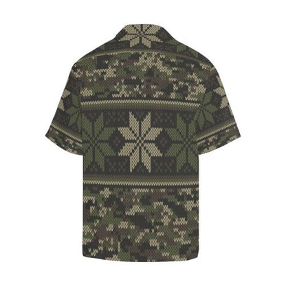 Knit Camo Men Hawaiian Shirt