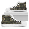 Knit Camouflage Camo Men High Top Canvas Shoes