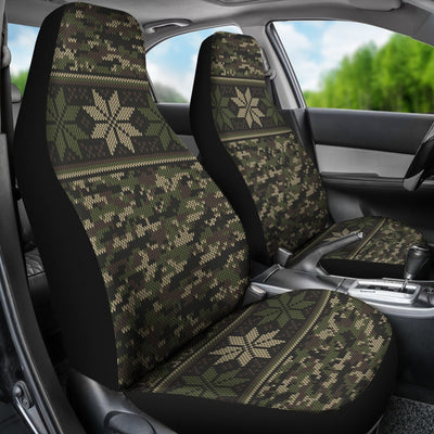 Knit Camouflage Camo Universal Fit Car Seat Covers