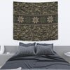 Knit Camouflage Camo Wall Tapestry