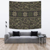 Knit Camouflage Camo Wall Tapestry