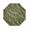 Knit Green Camo Print Automatic Foldable Umbrella