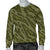 Knit Green Camo Print Men Crewneck Sweatshirt