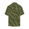 Knit Green Camo Print Men Hawaiian Shirt