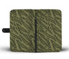 Knit Green Camo Camouflage Print Wallet Phone Case