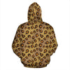 Knit Leopard Print All Over Print Hoodie