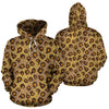 Knit Leopard Print All Over Print Hoodie