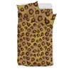 Knit Leopard Print Duvet Cover Bedding Set