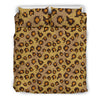 Knit Leopard Print Duvet Cover Bedding Set