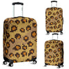 Knit Leopard Print Luggage Cover Protector