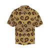 Knit Leopard Print Men Hawaiian Shirt