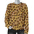 Knit Leopard Print Women Crewneck Sweatshirt