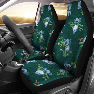 Koala Blue Design Print Universal Fit Car Seat Covers