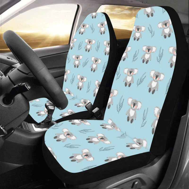 Koala Pattern Print Design 01 Car Seat Covers (Set of 2)-JORJUNE.COM