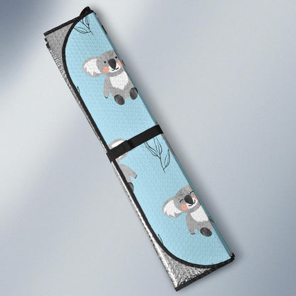Koala Pattern Print Design 01 Car Sun Shades-JORJUNE.COM