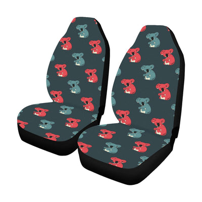 Koala Pattern Print Design 02 Car Seat Covers (Set of 2)-JORJUNE.COM