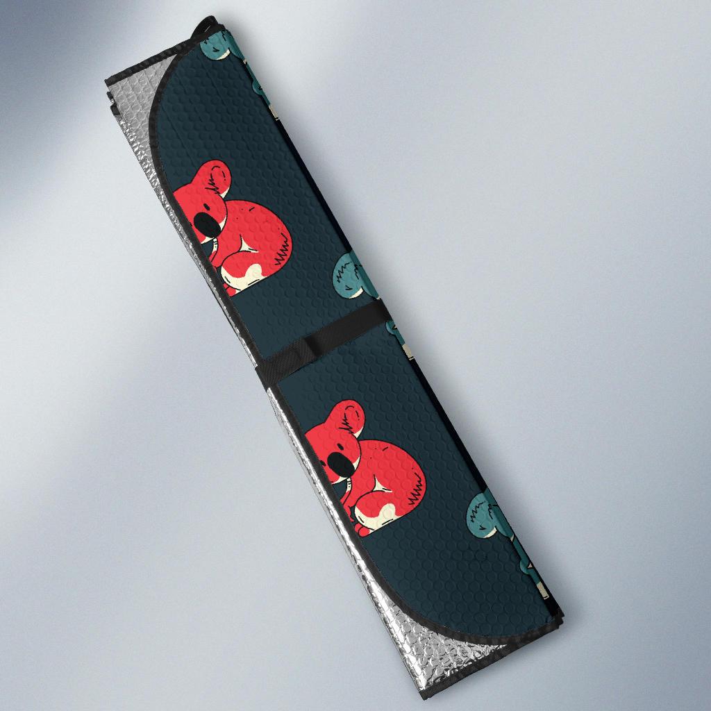 Koala Pattern Print Design 02 Car Sun Shades-JORJUNE.COM