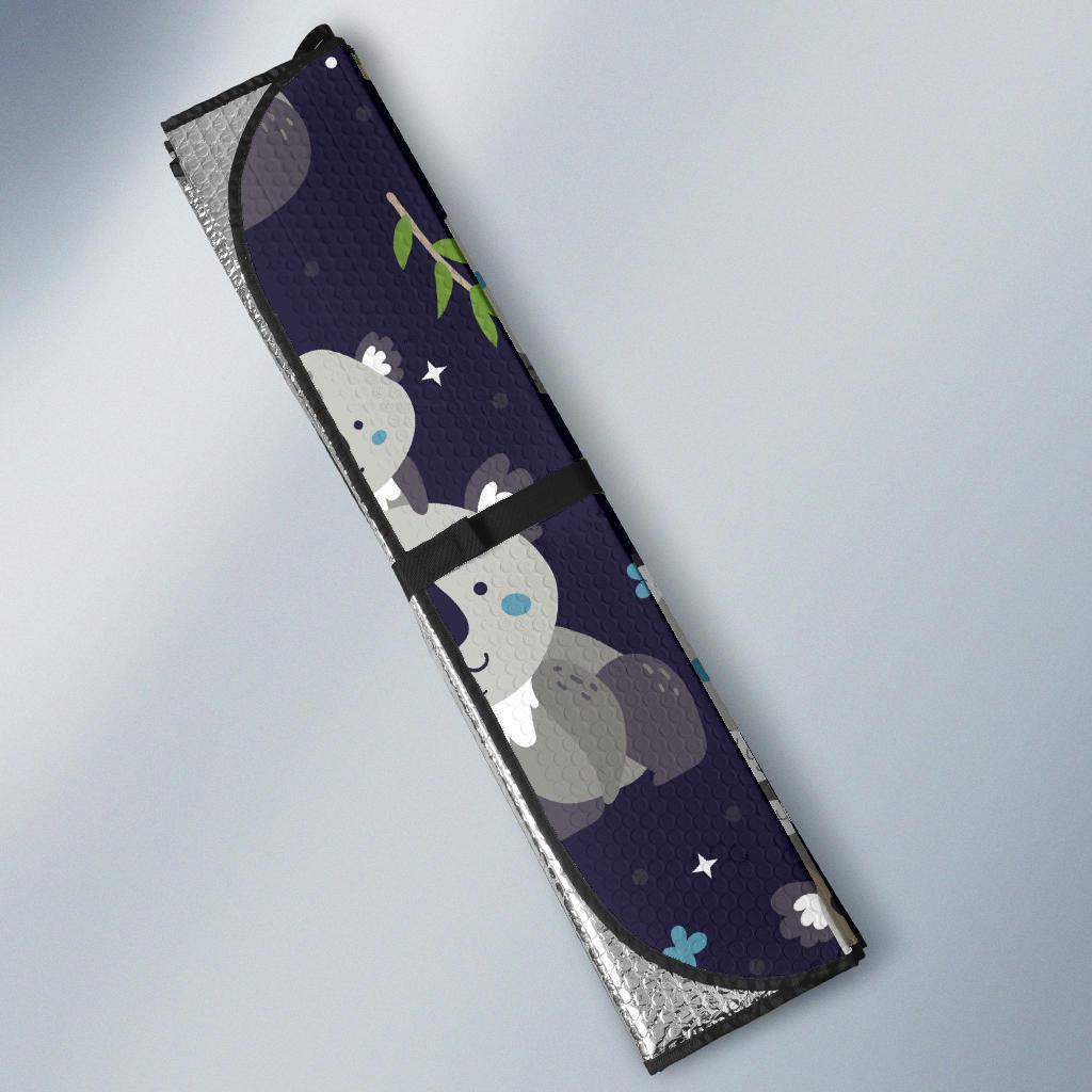 Koala Pattern Print Design 04 Car Sun Shades-JORJUNE.COM