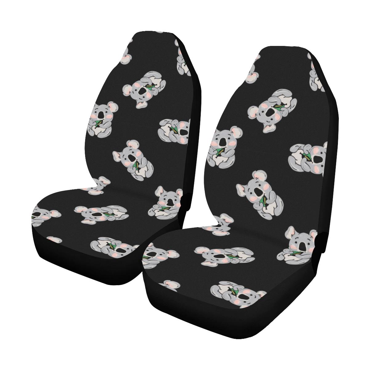 Koala Pattern Print Design 05 Car Seat Covers (Set of 2)-JORJUNE.COM