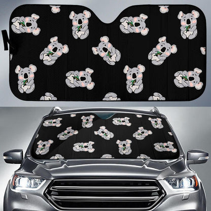 Koala Pattern Print Design 05 Car Sun Shades-JORJUNE.COM